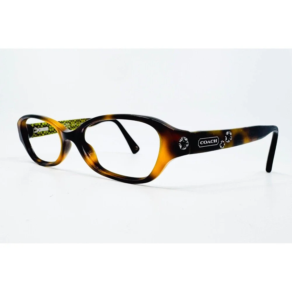Coach Eyeglasses Womens Tortoise HC 6015 Delaney 5031 50-16-130